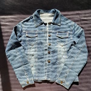 Denim Jacket with Rhinestones